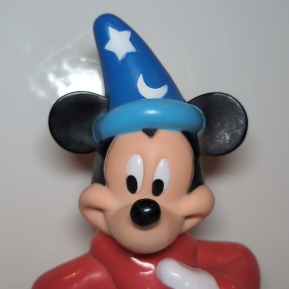Vintage 1990s Disney Bubble Bath Bottle Mickey Mouse Fantasia Sorcerer EMPTY - Picture 2 of 13